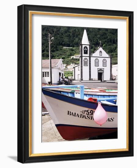 Santa Cruz Church, Ribeiras, Island of Pico, Azores, Portugal, Atlantic-Ken Gillham-Framed Photographic Print