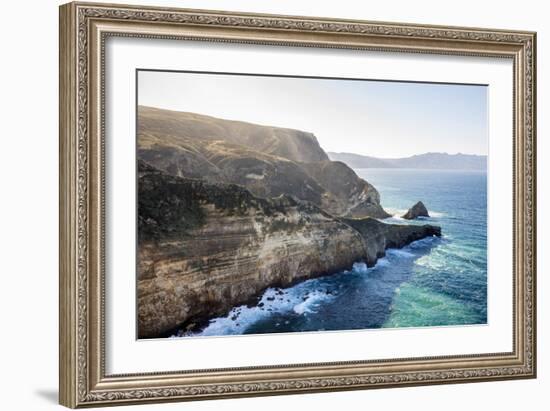 Santa Cruz Island, Channel Islands National Park, California: Hiking At Potato Harbor-Ian Shive-Framed Photographic Print