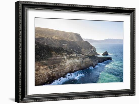 Santa Cruz Island, Channel Islands National Park, California: Hiking At Potato Harbor-Ian Shive-Framed Photographic Print