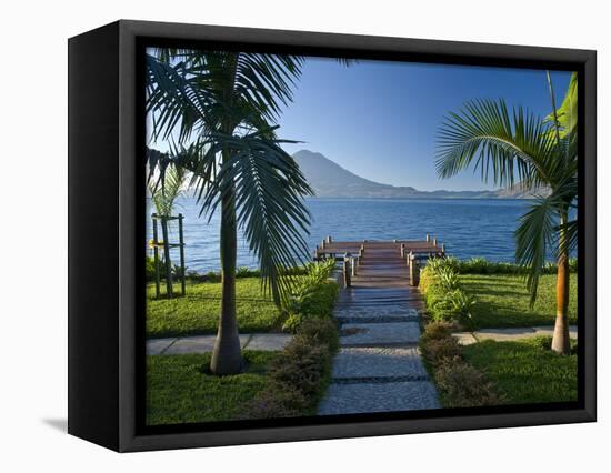 Santa Cruz La Laguna, Lake Atitlan, Western Highlands, Guatemala, Central America-Ben Pipe-Framed Premier Image Canvas