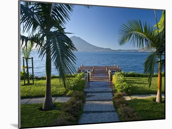 Santa Cruz La Laguna, Lake Atitlan, Western Highlands, Guatemala, Central America-Ben Pipe-Mounted Photographic Print