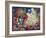 Santa Decorates Tree Surrounded by Presents and Catschristmas-Bill Bell-Framed Giclee Print