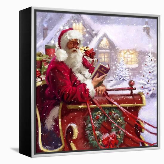 Santa Delivering-The Macneil Studio-Framed Premier Image Canvas