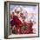 Santa Delivering-The Macneil Studio-Framed Giclee Print