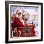 Santa Delivering-The Macneil Studio-Framed Giclee Print