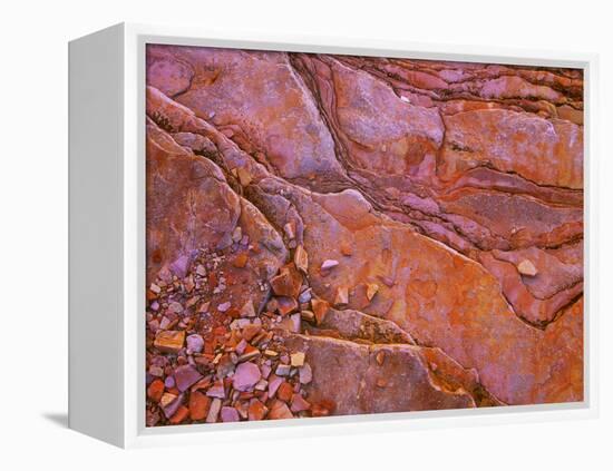 Santa Elena Canyon Abstract, Big Bend National Park-Mallorie Ostrowitz-Framed Premier Image Canvas