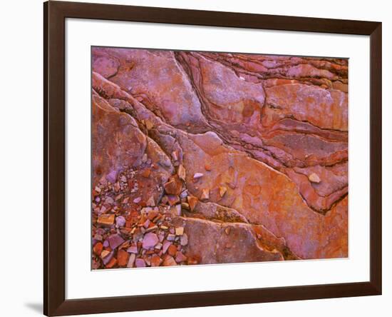 Santa Elena Canyon Abstract, Big Bend National Park-Mallorie Ostrowitz-Framed Photographic Print