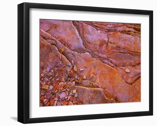 Santa Elena Canyon Abstract, Big Bend National Park-Mallorie Ostrowitz-Framed Photographic Print
