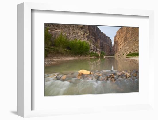 Santa Elena Canyon and Rio Grande at sunrise.-Larry Ditto-Framed Photographic Print