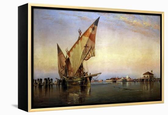 Santa Elena, Venice-Edward William Cooke-Framed Premier Image Canvas