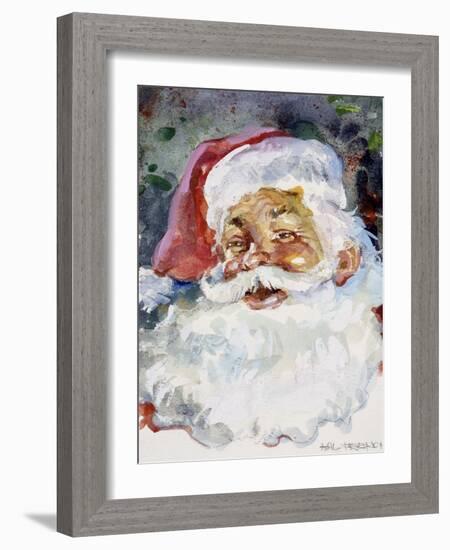 Santa Face-Hal Frenck-Framed Giclee Print