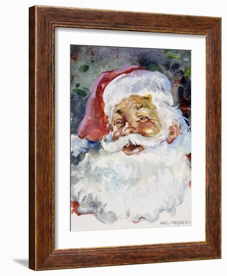 Santa Face-Hal Frenck-Framed Giclee Print