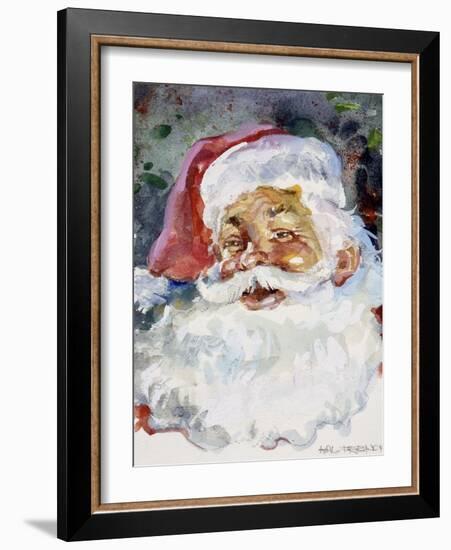 Santa Face-Hal Frenck-Framed Giclee Print