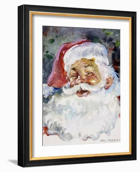 Santa Face-Hal Frenck-Framed Giclee Print