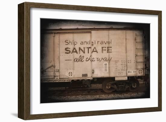 Santa Fe All the Way-George Johnson-Framed Photo