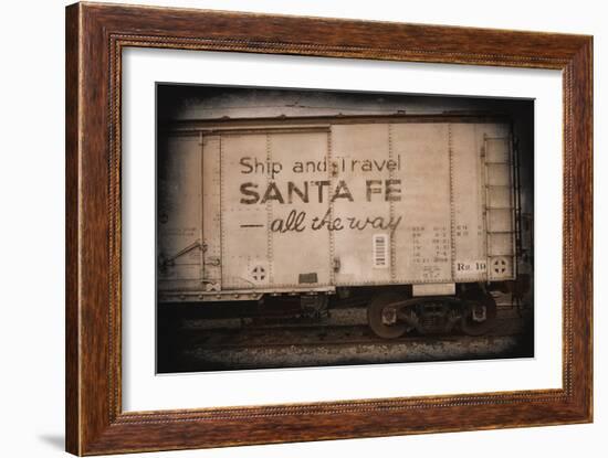 Santa Fe All the Way-George Johnson-Framed Photo
