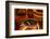 Santa Fe, New Mexico. Colorful woven, geometric, folk baskets-Jolly Sienda-Framed Photographic Print