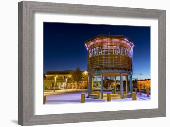 Santa Fe, New Mexico: District Known As The "Rail Yard" For The Train Tracks That Run Through It-Ian Shive-Framed Photographic Print