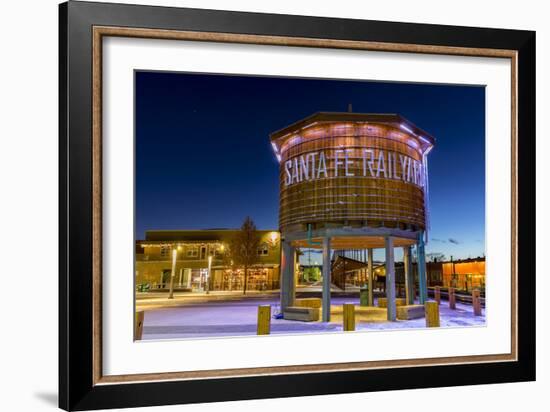 Santa Fe, New Mexico: District Known As The "Rail Yard" For The Train Tracks That Run Through It-Ian Shive-Framed Photographic Print