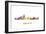 Santa Fe New Mexico Skyline-Marlene Watson-Framed Giclee Print