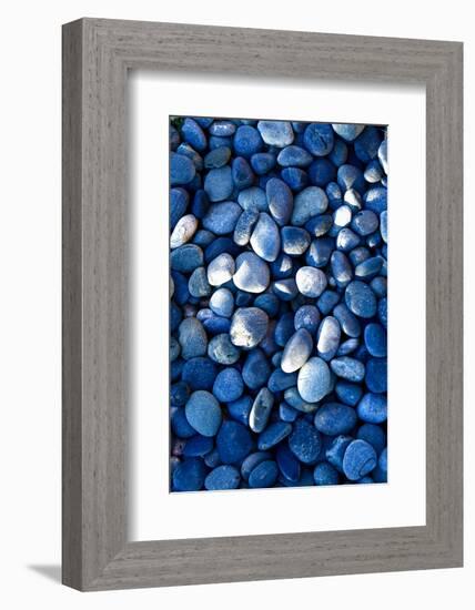 Santa Fe, New Mexico, USA of shaded rocks.-Julien McRoberts-Framed Photographic Print