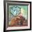 Santa Fe Orange Label - Redlands, CA-Lantern Press-Framed Art Print