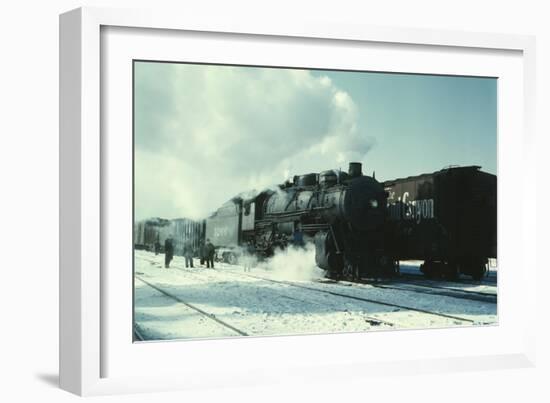 Santa Fe R.R. Freight Train-Jack Delano-Framed Art Print