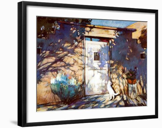 Santa Fe Shadows-Gary Blackwell-Framed Art Print