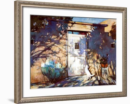 Santa Fe Shadows-Gary Blackwell-Framed Art Print