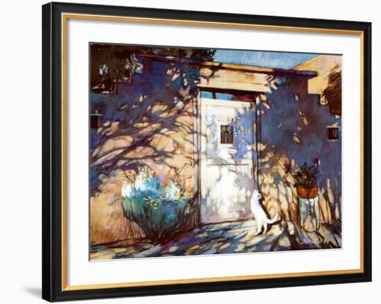 Santa Fe Shadows-Gary Blackwell-Framed Art Print