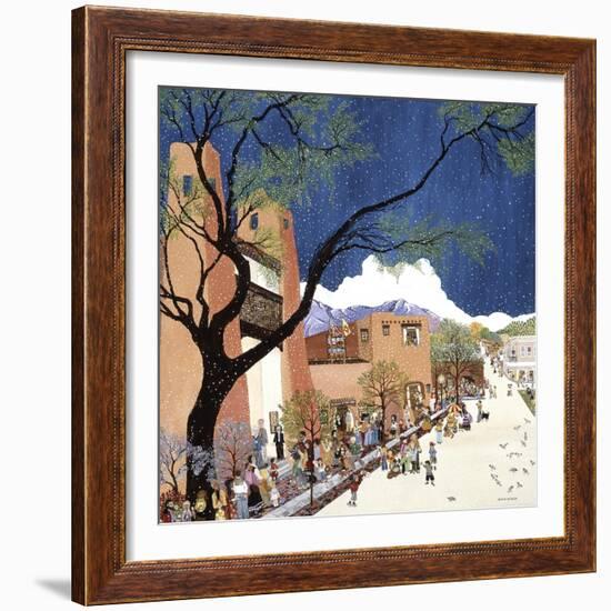 Santa Fe Smiling-Kristin Nelson-Framed Giclee Print