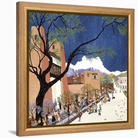 Santa Fe Smiling-Kristin Nelson-Framed Premier Image Canvas