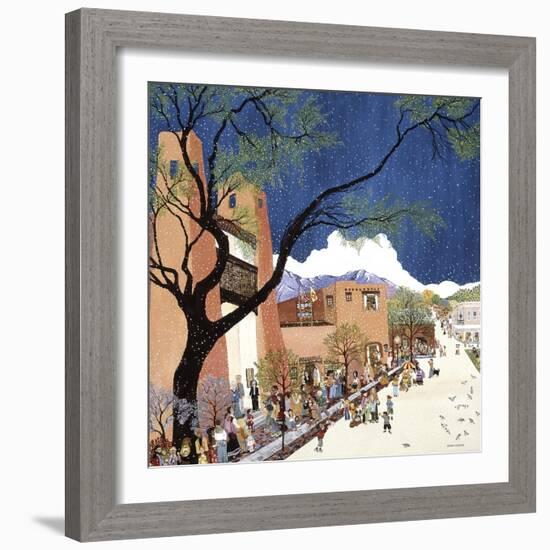 Santa Fe Smiling-Kristin Nelson-Framed Giclee Print