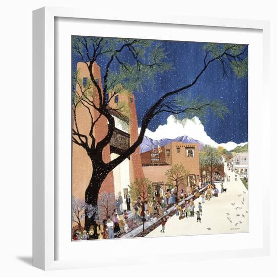 Santa Fe Smiling-Kristin Nelson-Framed Giclee Print