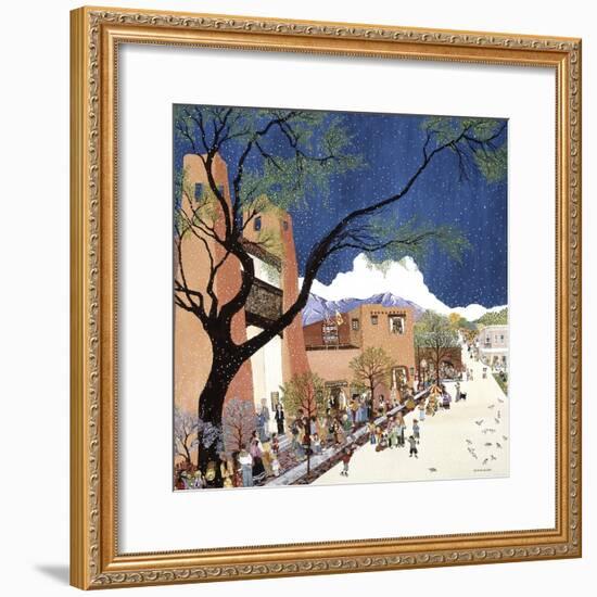 Santa Fe Smiling-Kristin Nelson-Framed Premium Giclee Print