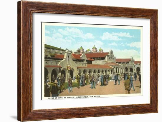 Santa Fe Station, Albuquerque, New Mexico-null-Framed Art Print