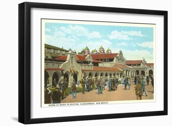 Santa Fe Station, Albuquerque, New Mexico-null-Framed Art Print