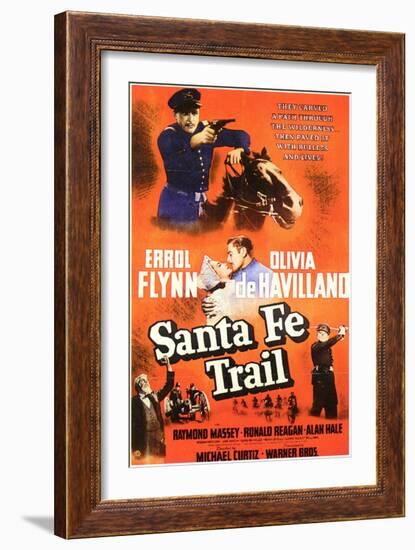 Santa Fe Trail, 1940-null-Framed Premium Giclee Print