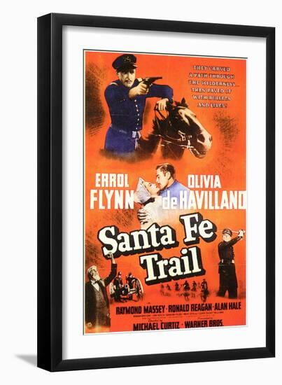 Santa Fe Trail, 1940-null-Framed Premium Giclee Print