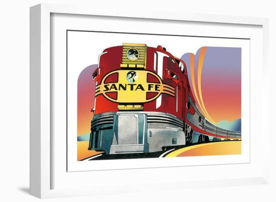 Santa Fe-David Chestnutt-Framed Premium Giclee Print