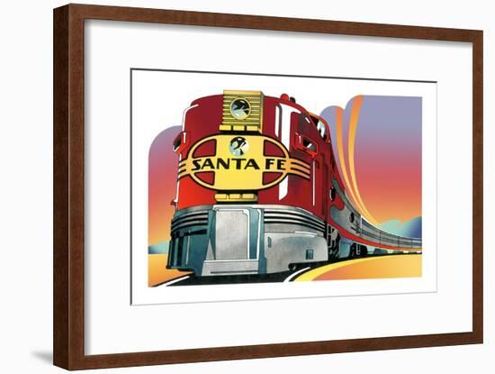 Santa Fe-David Chestnutt-Framed Premium Giclee Print