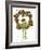 Santa Frog-Jennifer Zsolt-Framed Giclee Print