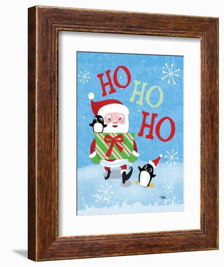 Santa Gift-Teresa Woo-Framed Art Print