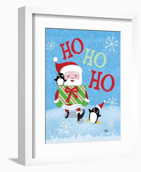 Santa Gift-Teresa Woo-Framed Art Print