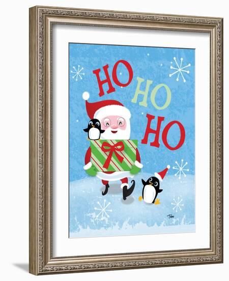 Santa Gift-Teresa Woo-Framed Art Print