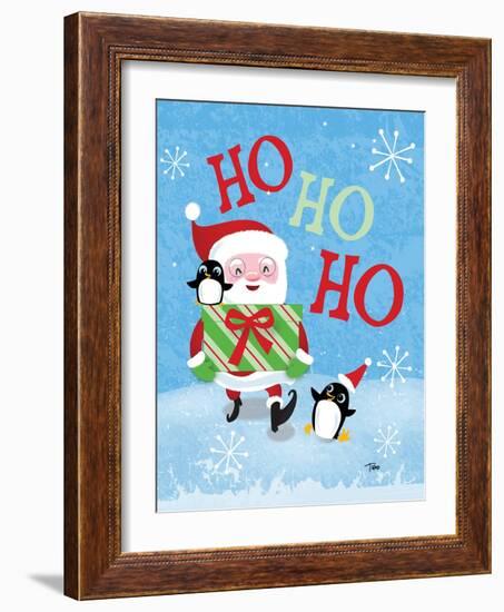 Santa Gift-Teresa Woo-Framed Art Print