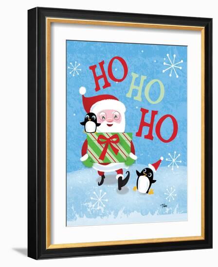 Santa Gift-Teresa Woo-Framed Art Print