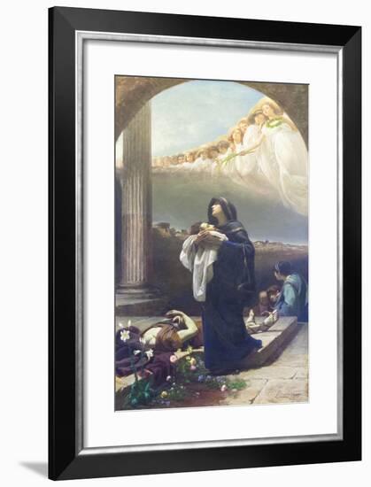 Santa Grata Raccoglie Le Spoglie Di Santo Alessandro-null-Framed Giclee Print