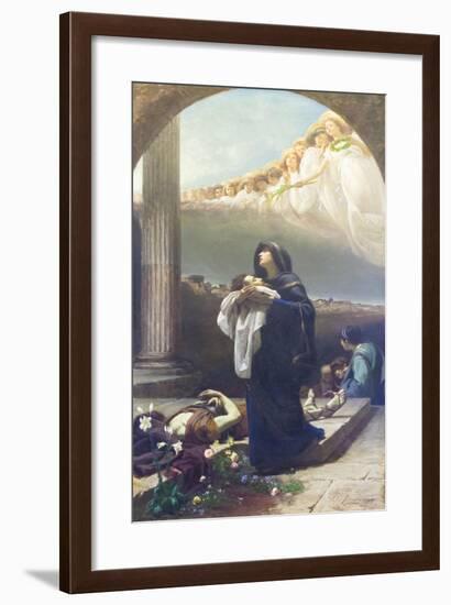 Santa Grata Raccoglie Le Spoglie Di Santo Alessandro-null-Framed Giclee Print