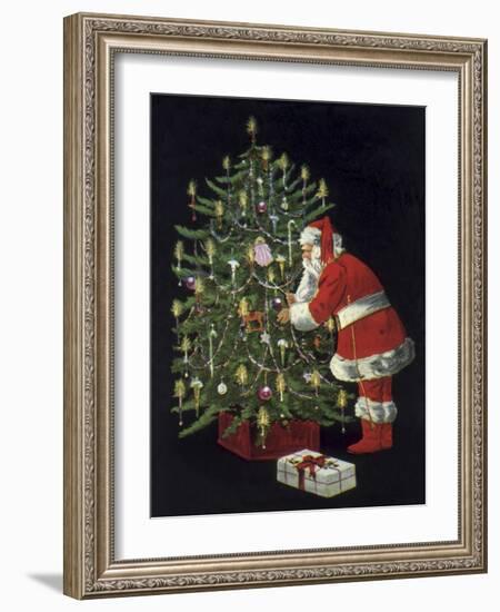 Santa II-Vintage Apple Collection-Framed Giclee Print